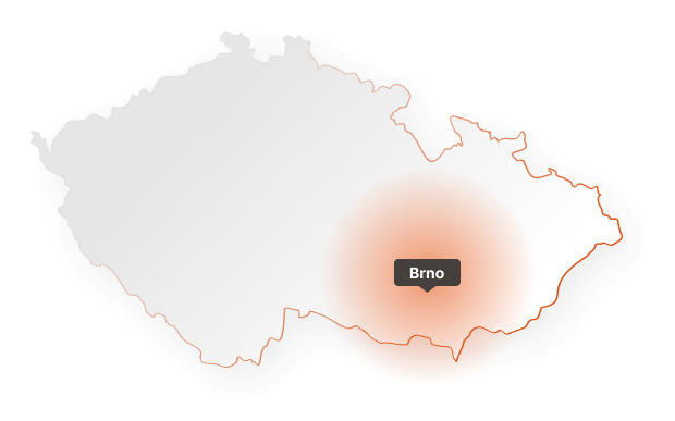 Mapa - elektrikář Brno